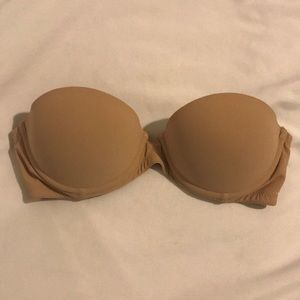 Calvin Klein nude strapless bra
